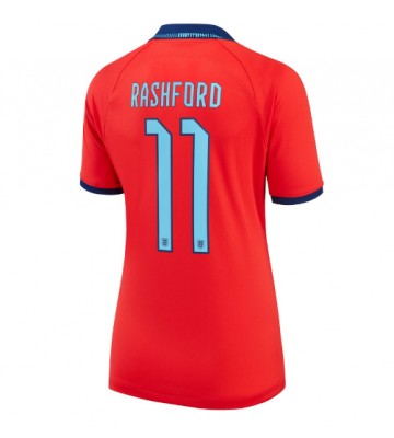 England Marcus Rashford #11 Bortedrakt Kvinner VM 2022 Kortermet